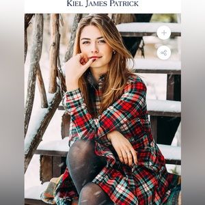 Keil James Patrick Flannel Dress! Perfect for the holidays!